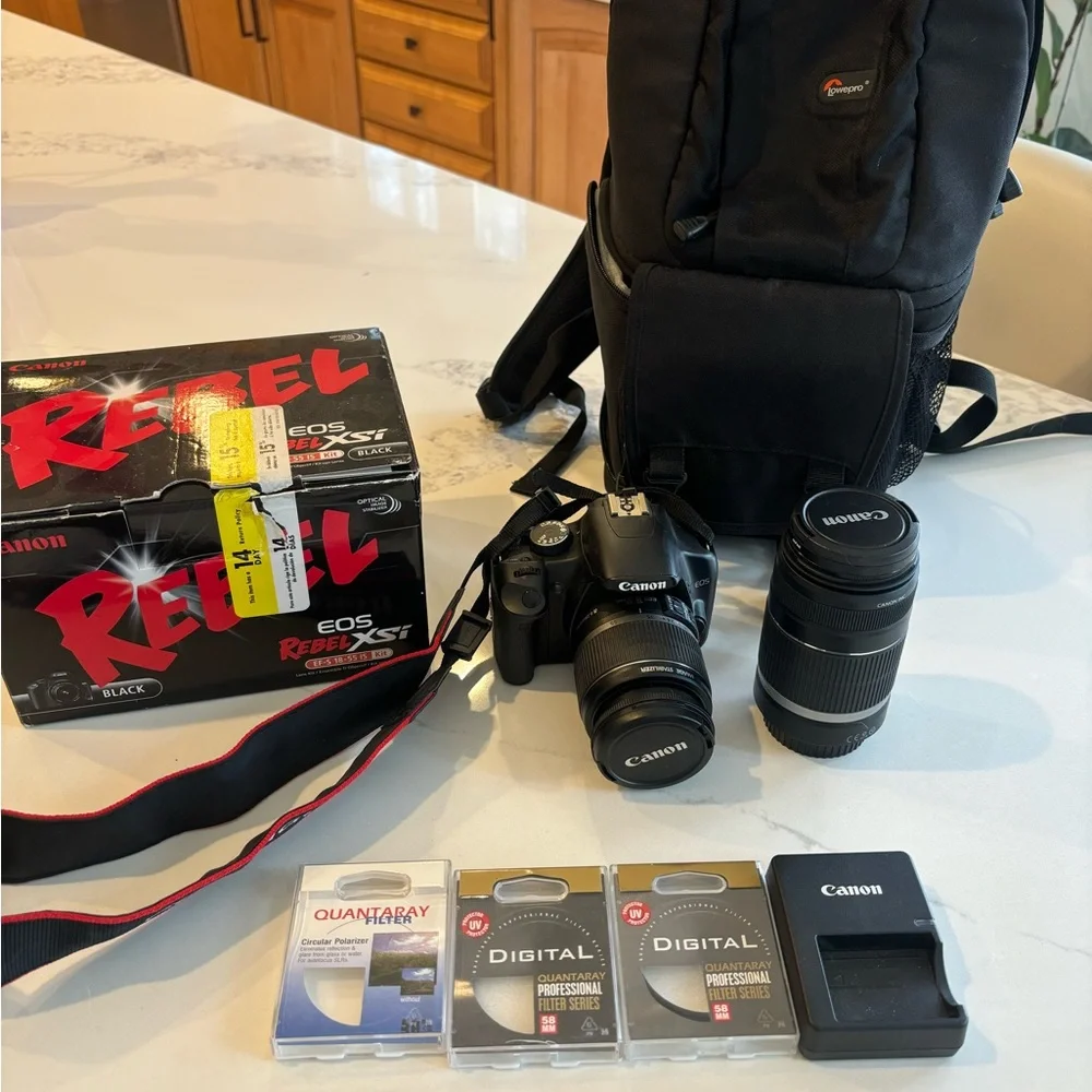 Canon Rebel digital camera with all the extras- perfect condition